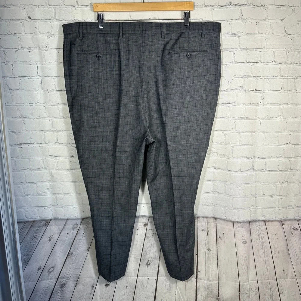Ralph Ralph Lauren Mens 50L Grey Glen Plaid Wool Blend Blazer‎ Sport Coat Jacket